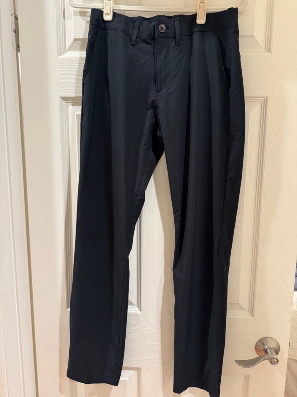 abercrombie kids black Performance Chino Pants